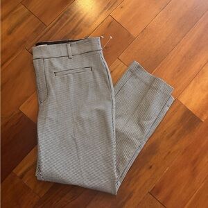 Maeve Black and White patterned Dress Pants